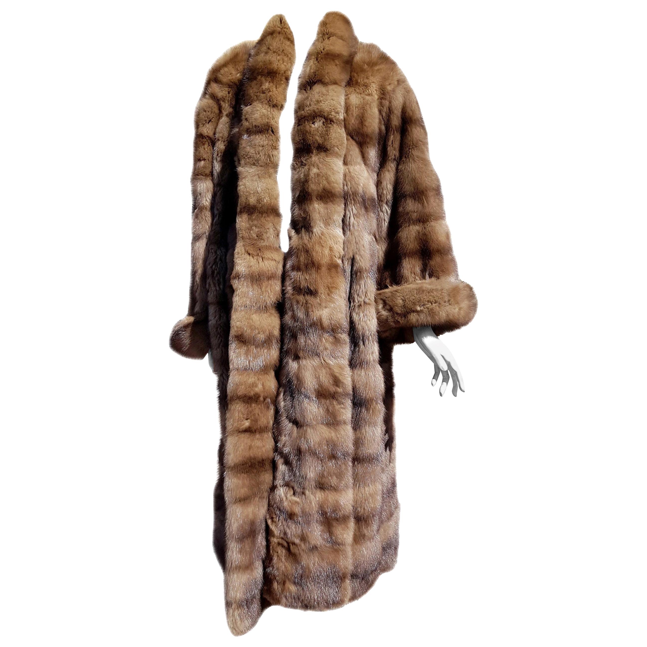 Gianfranco FERRÉ Haute Couture Wild Russian Whole Skins Barguzinsky Sable Fur For Sale
