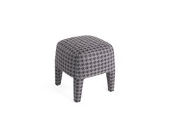 21st Century Mini Pouf in Printed Nabuk by Gianfranco Ferré Home