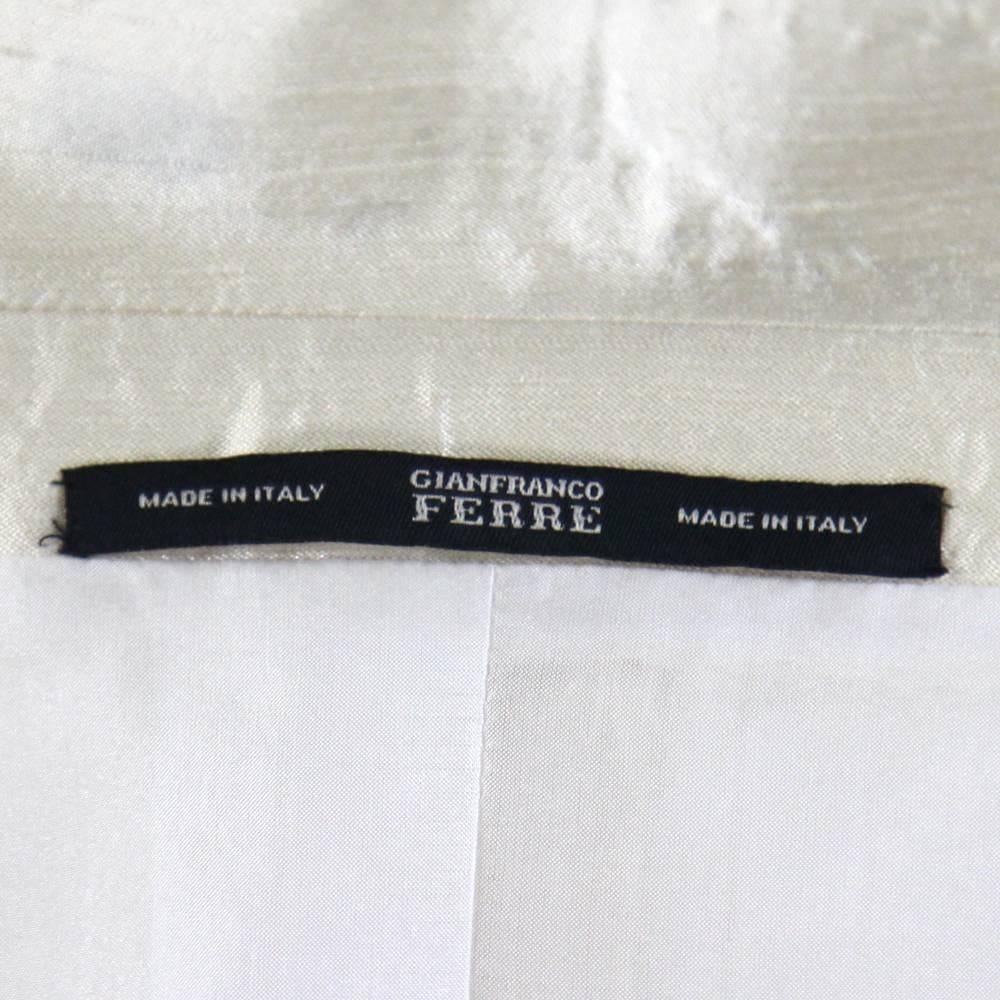 Gianfranco Ferré Traje de Novia Vintage Seda Marfil, Años 2000 en venta 4