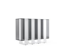 21st Century Jenga Console in Smoky Glass by Gianfranco Ferré Home