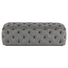 Pouf rettangolare 21st Century King's Cross in tessuto di Gianfranco Ferré Home