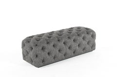 21st Century King's Cross Rectangular Pouf in Fabric by Gianfranco Ferré Home