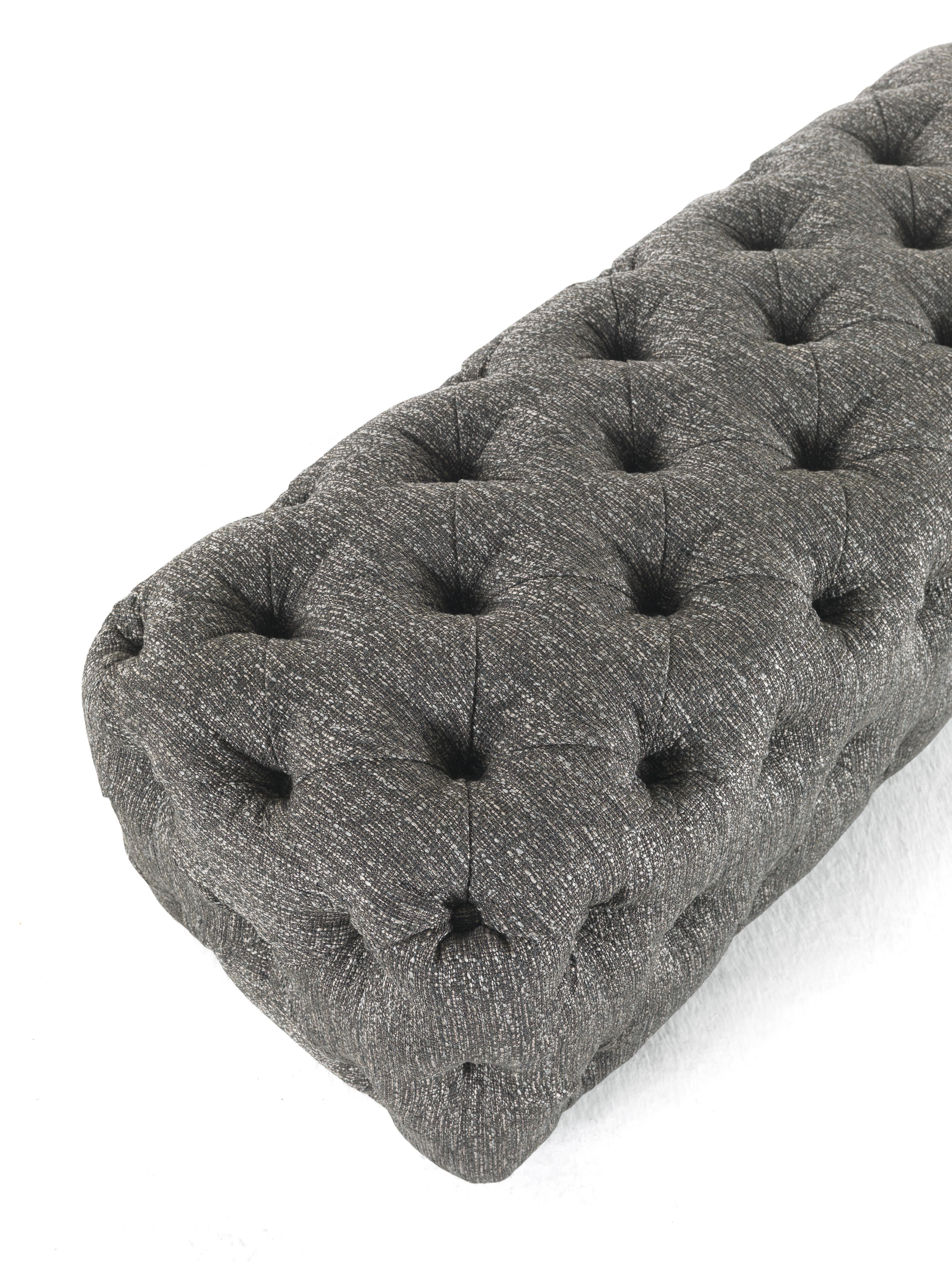 Italian 21st Century King's Cross Rectangular Pouf in Fabric by Gianfranco Ferré Home For Sale