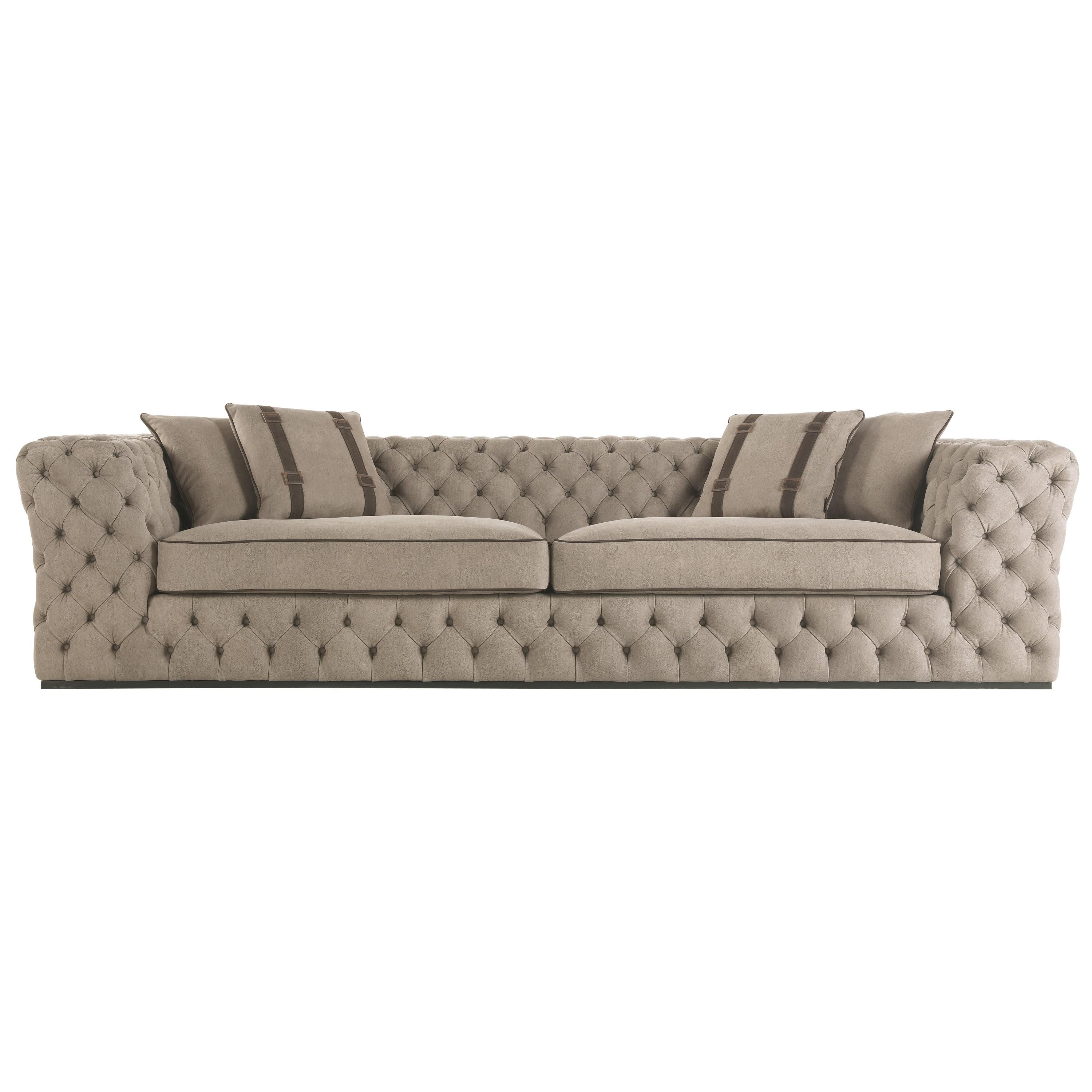 21st Century King's Cross Sofa in Leather by Gianfranco Ferré Home