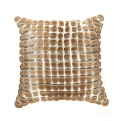 Gianfranco Ferré Kirah Boucle Pillow in Beige Orylag Fur