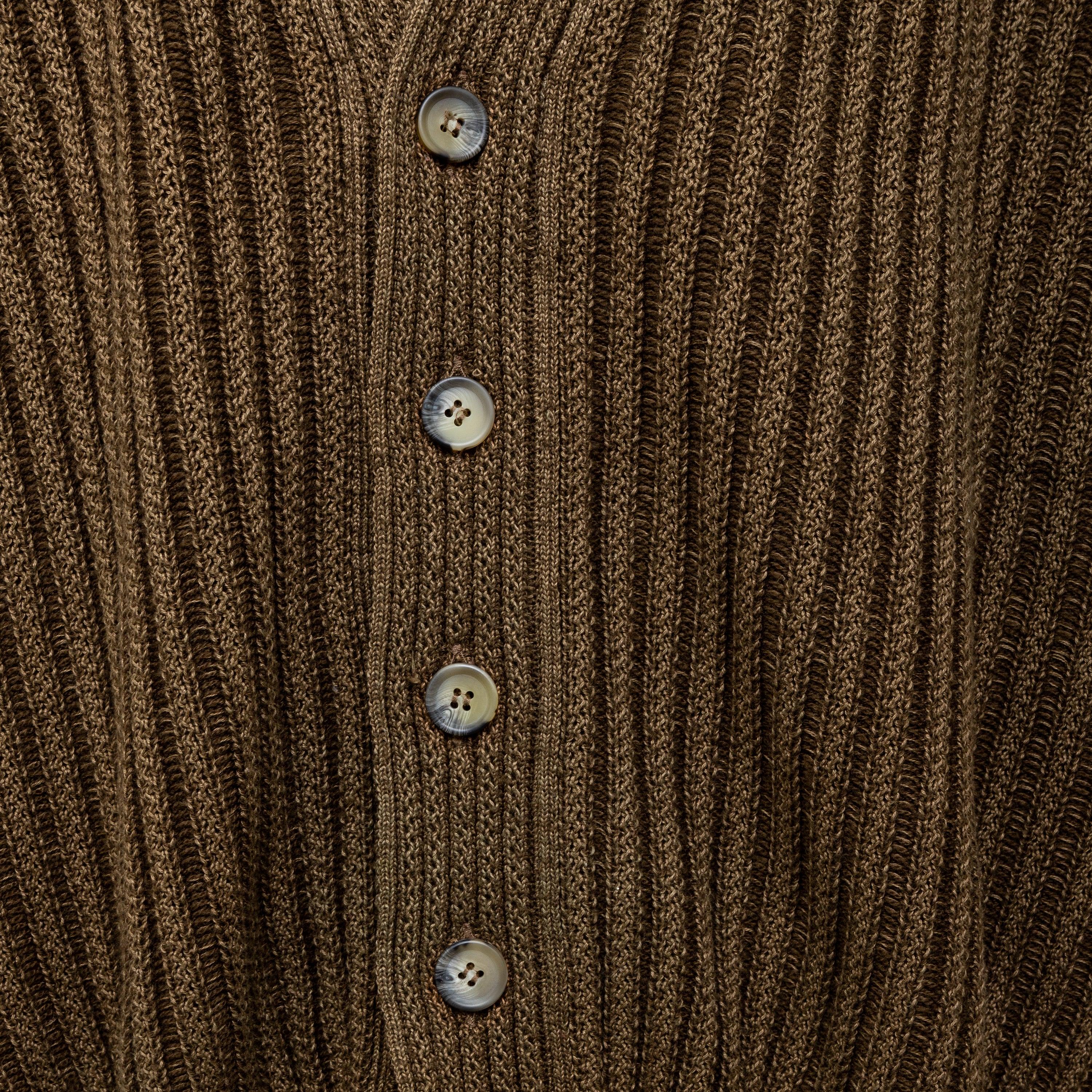 Brown Gianfranco Ferré Knit Cardigan - '90s For Sale