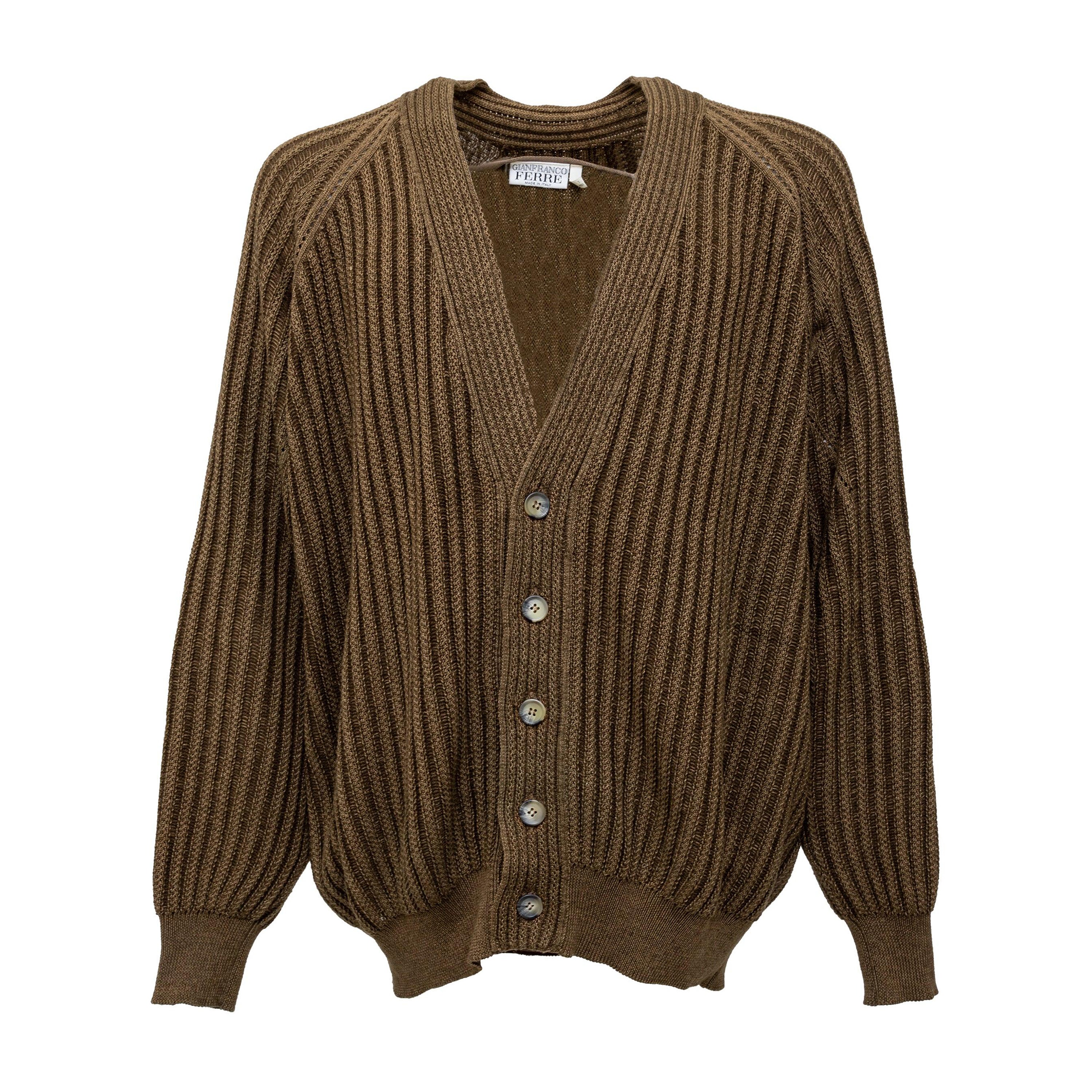 Gianfranco Ferré - Cardigan in maglia anni '90