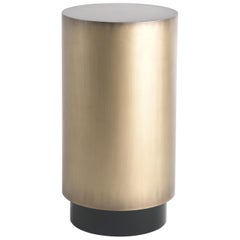 Gianfranco Ferré Home Large Gracia Side Table in Metal and Wood