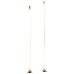 Gianfranco Ferré Home Large Illicio Floor Lamp in Brass and Iron