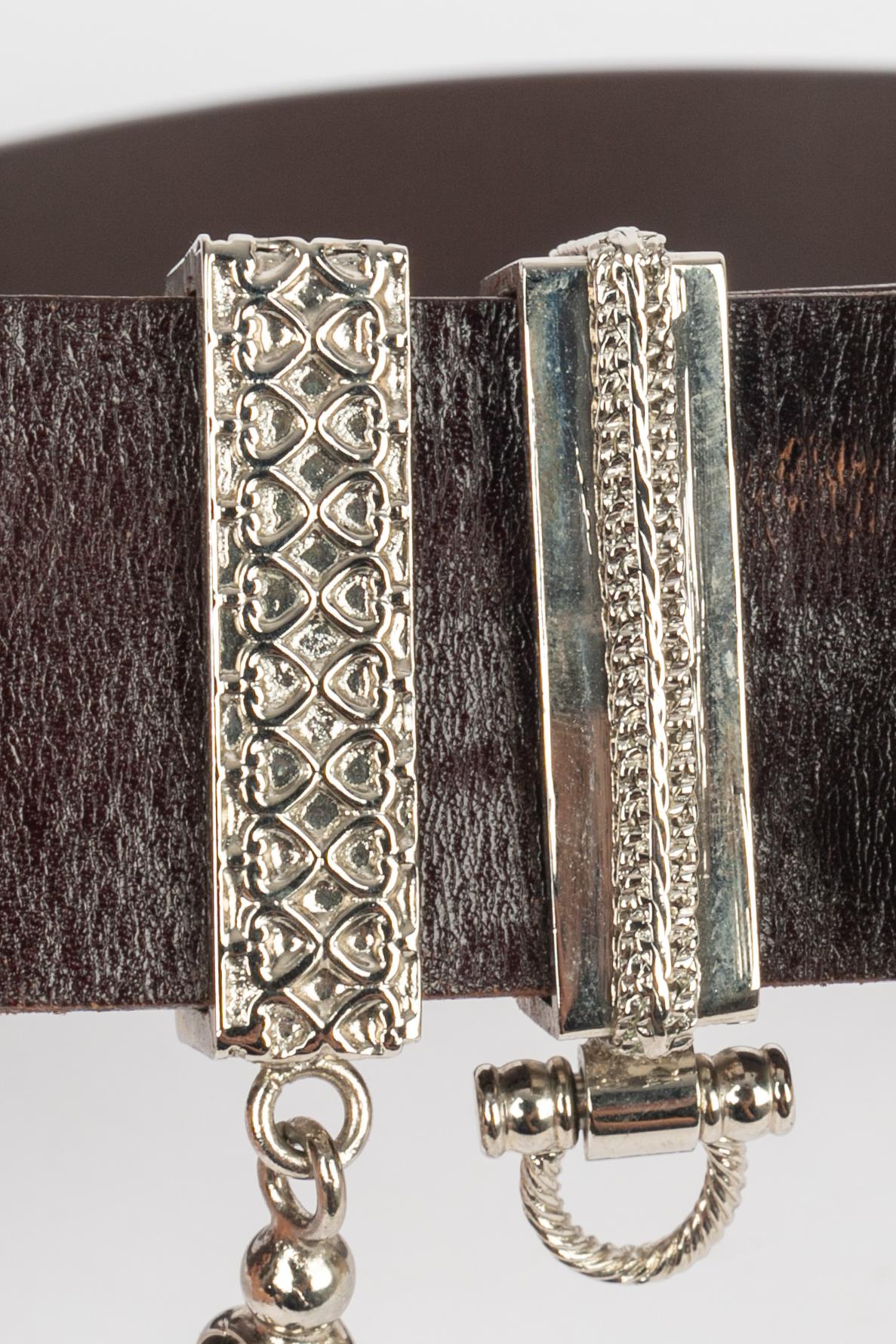 Gianfranco Ferré leather belt For Sale 3