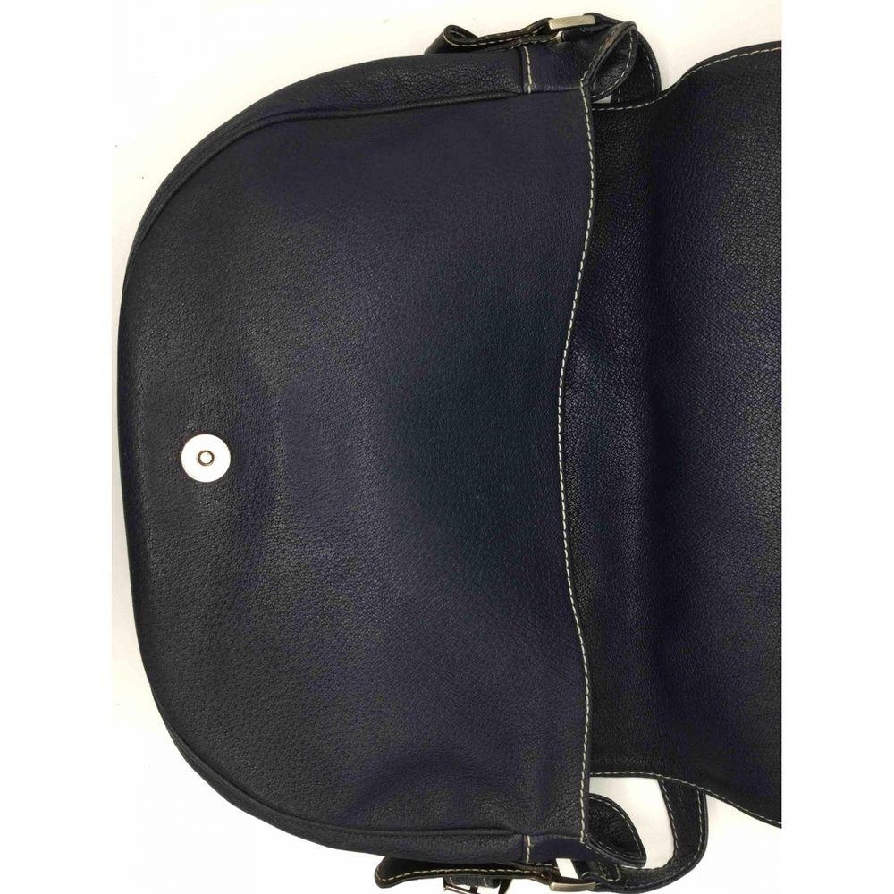 Women's Gianfranco Ferré Leather Crossbody Bag in Blue