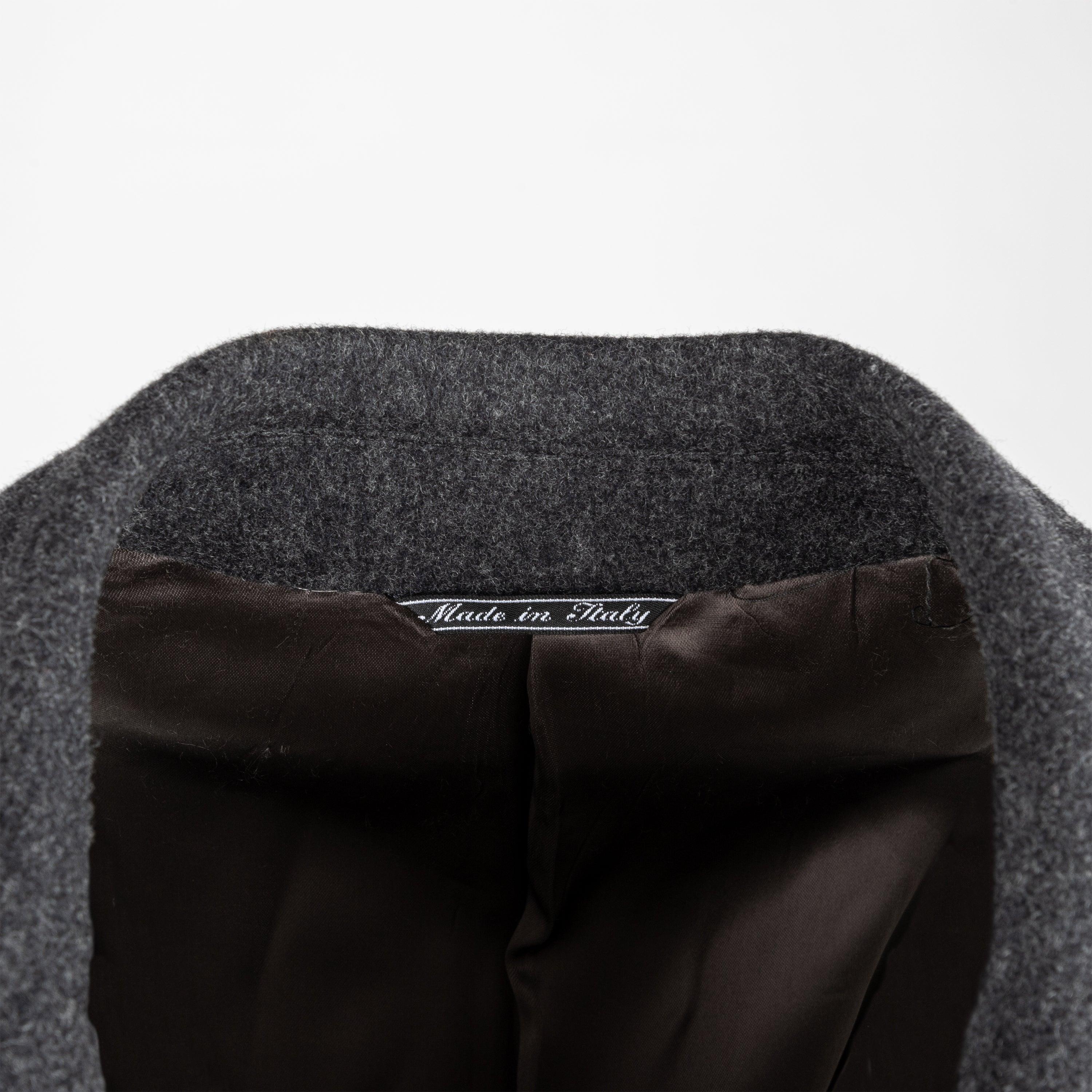 Black Gianfranco Ferré Long Coat - '00s For Sale
