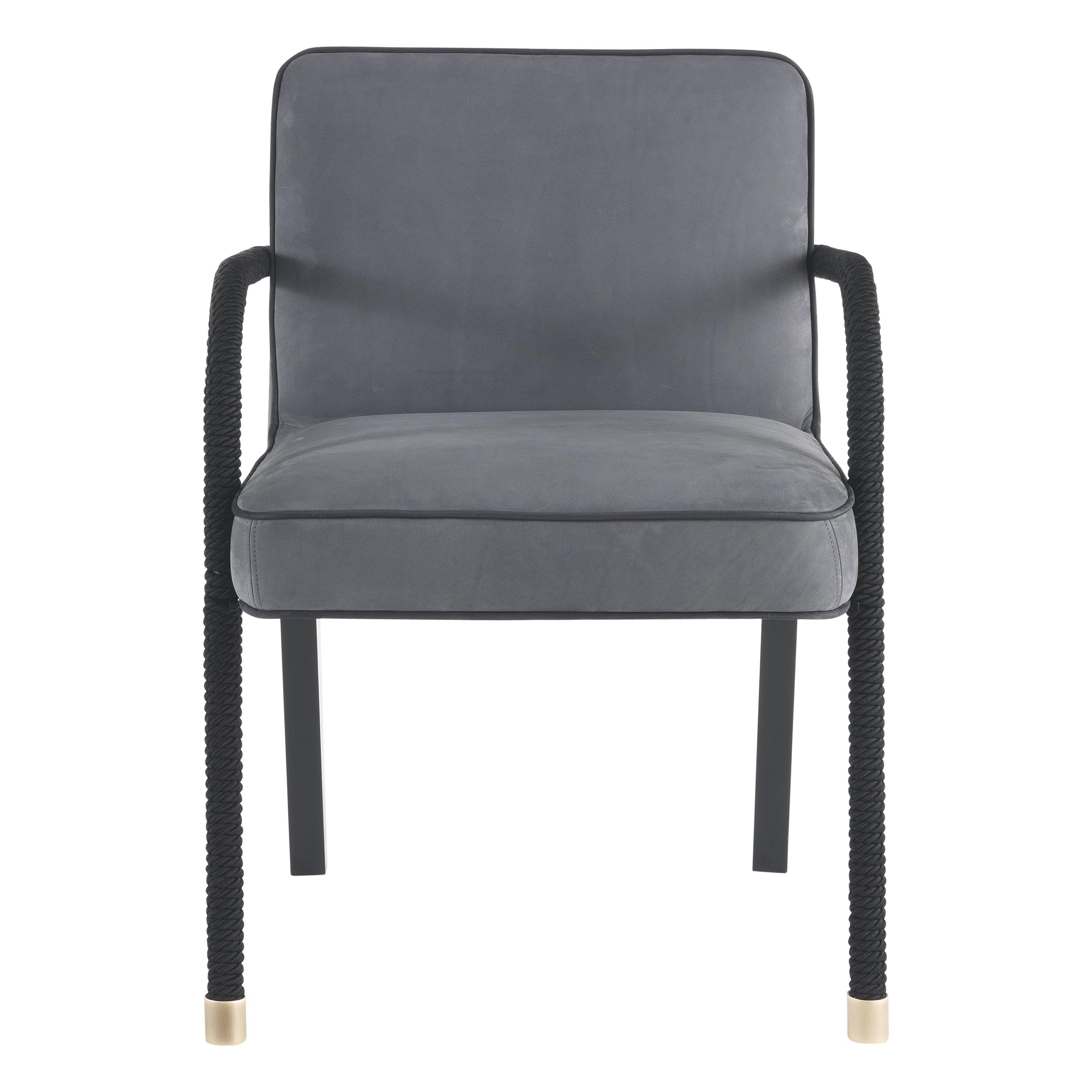 21st Century Loop Stuhl aus Leder von Gianfranco Ferré Home