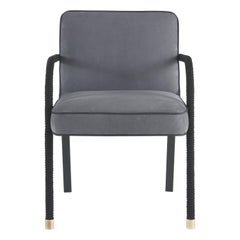 21st Century Loop Chair in Leather by Gianfranco Ferré Home