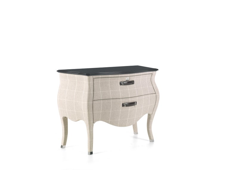 Gianfranco Ferre Matthew Chest Of Drawers In Poplar And Squares