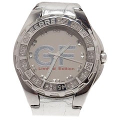 Gianfranco Ferre Mirror 9040J Limitierte Auflage Diamant Damenarmbanduhr 44MM