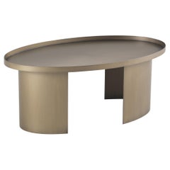 Gianfranco Ferré Home Moss Central Table in Metal and Bronze Finish