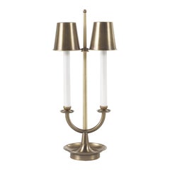 Gianfranco Ferré Home Neptune Table Lamp in Brass and Glass Details