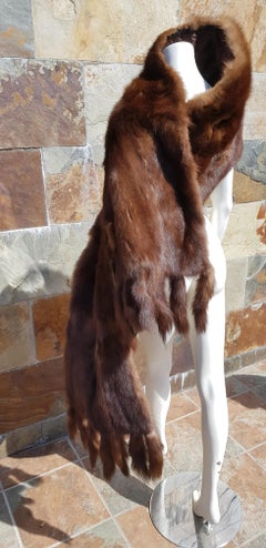 Gianfranco FERRÉ "New" Dark Brown Russian Wild Barguzinsky Sable Fur Stole