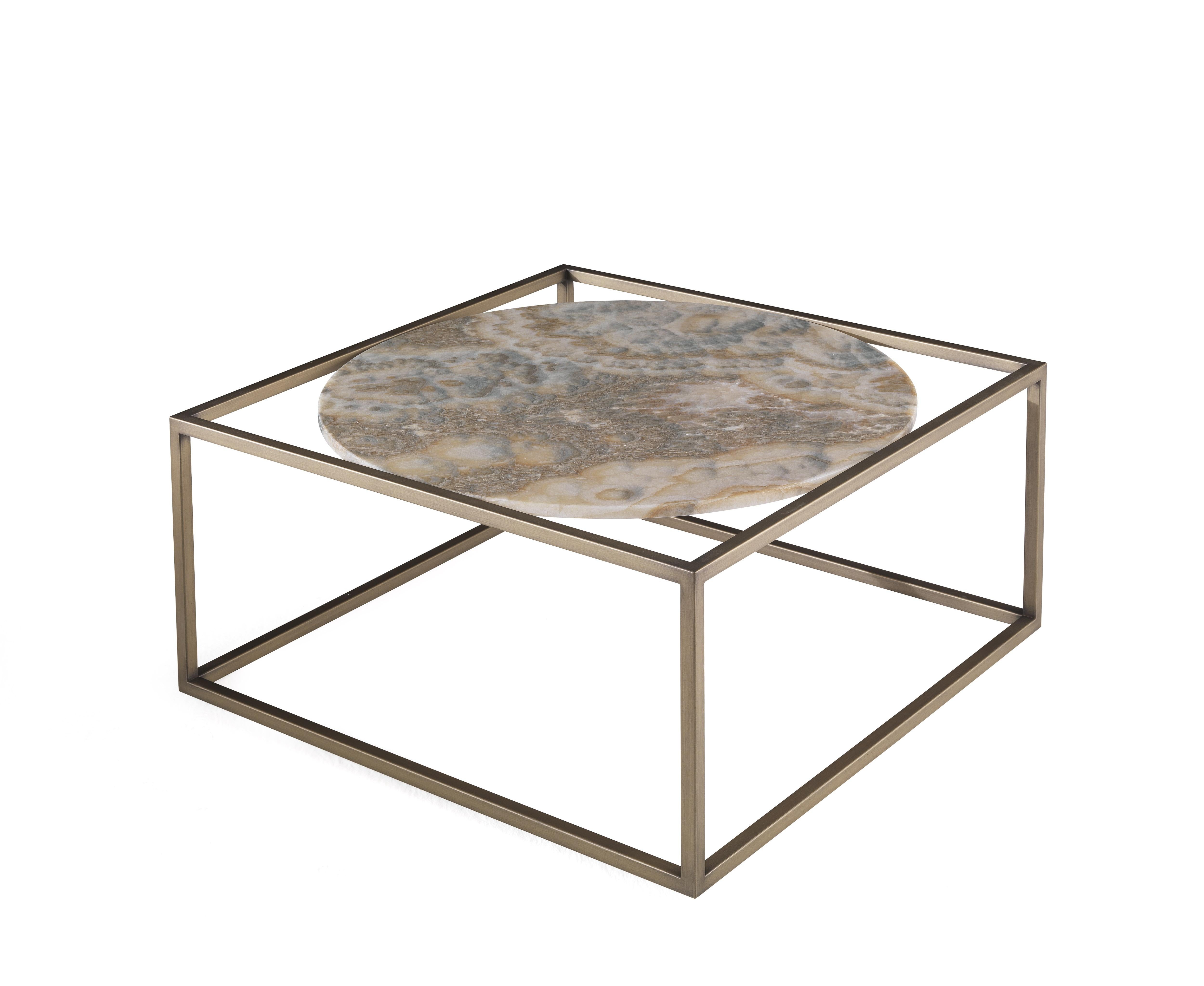 Modern 21st Century Norrebro Central Table with Cloudy Onyx by Gianfranco Ferré Home For Sale