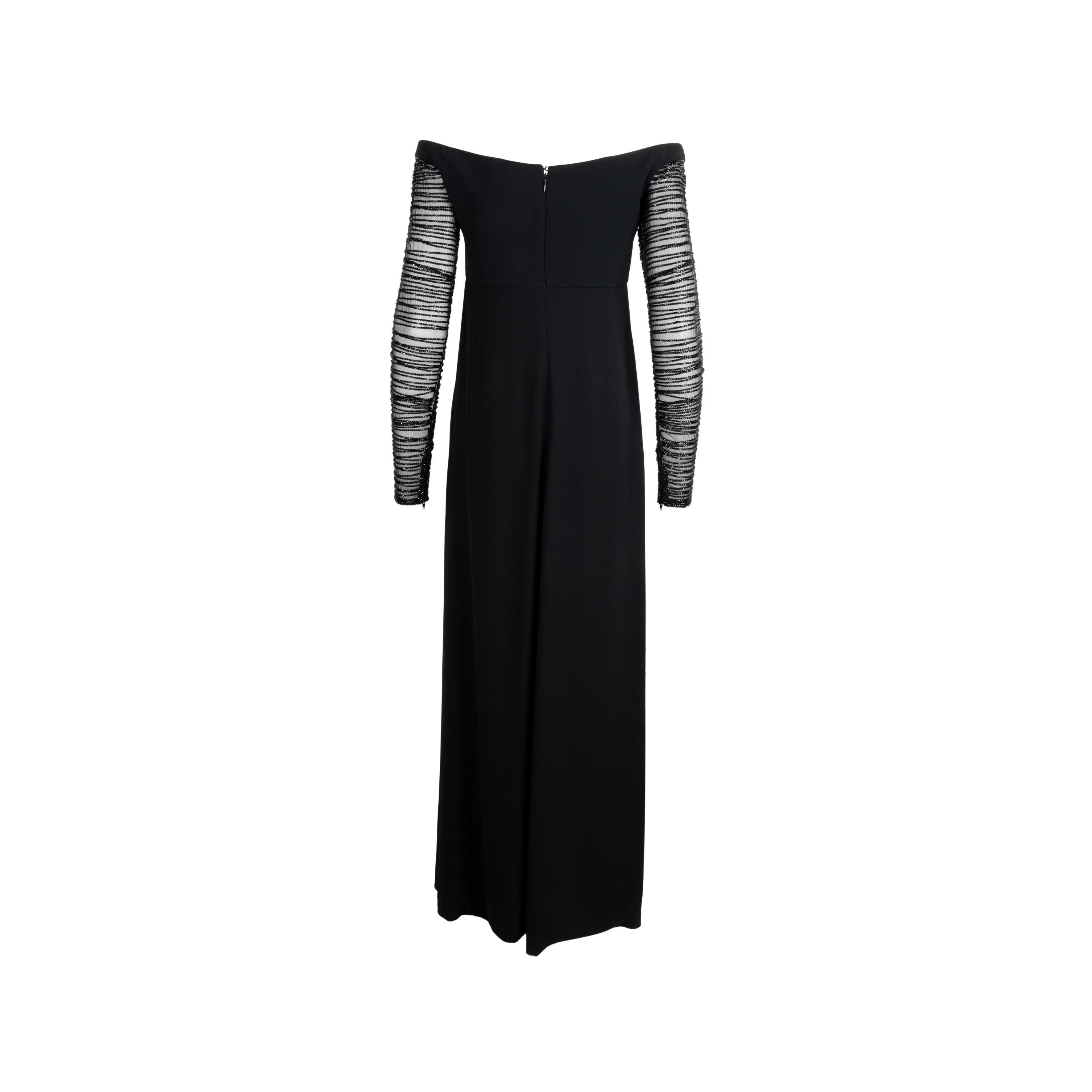 Gianfranco Ferré Off-shoulder Long Dress In Excellent Condition For Sale In Milano, IT
