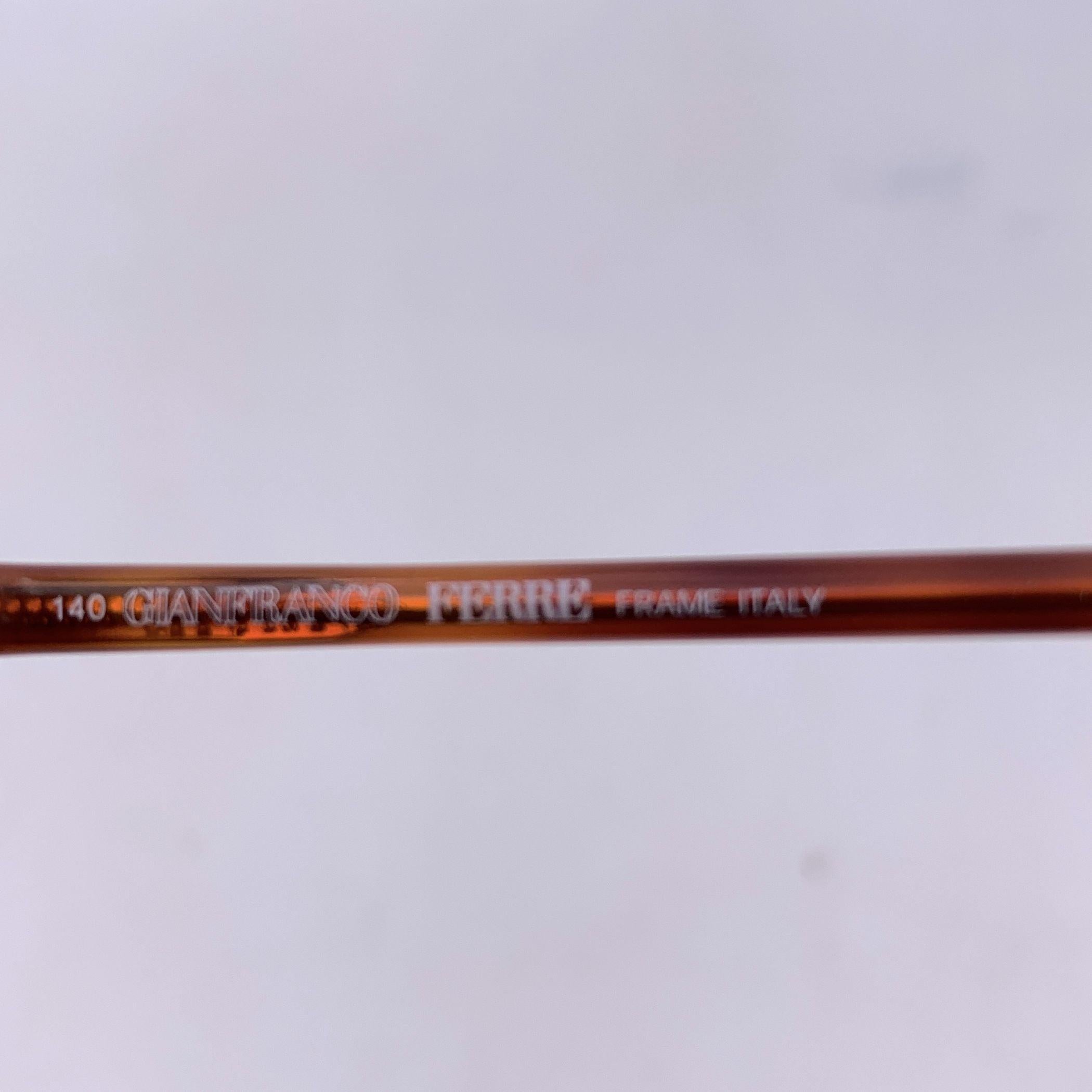 Gianfranco Ferre Lunettes de soleil ovales Vintage Mod.GFF1 48/22 140mm Unisexe en vente