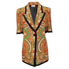 Gianfranco Ferré - Veste imprimée à motif cachemire - années 90