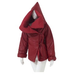 Gianfranco Ferré Rare Oversized Red Leather Jacket
