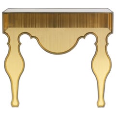Gianfranco Ferré Home Rob Roy Console in Metal with Bronze Finishing