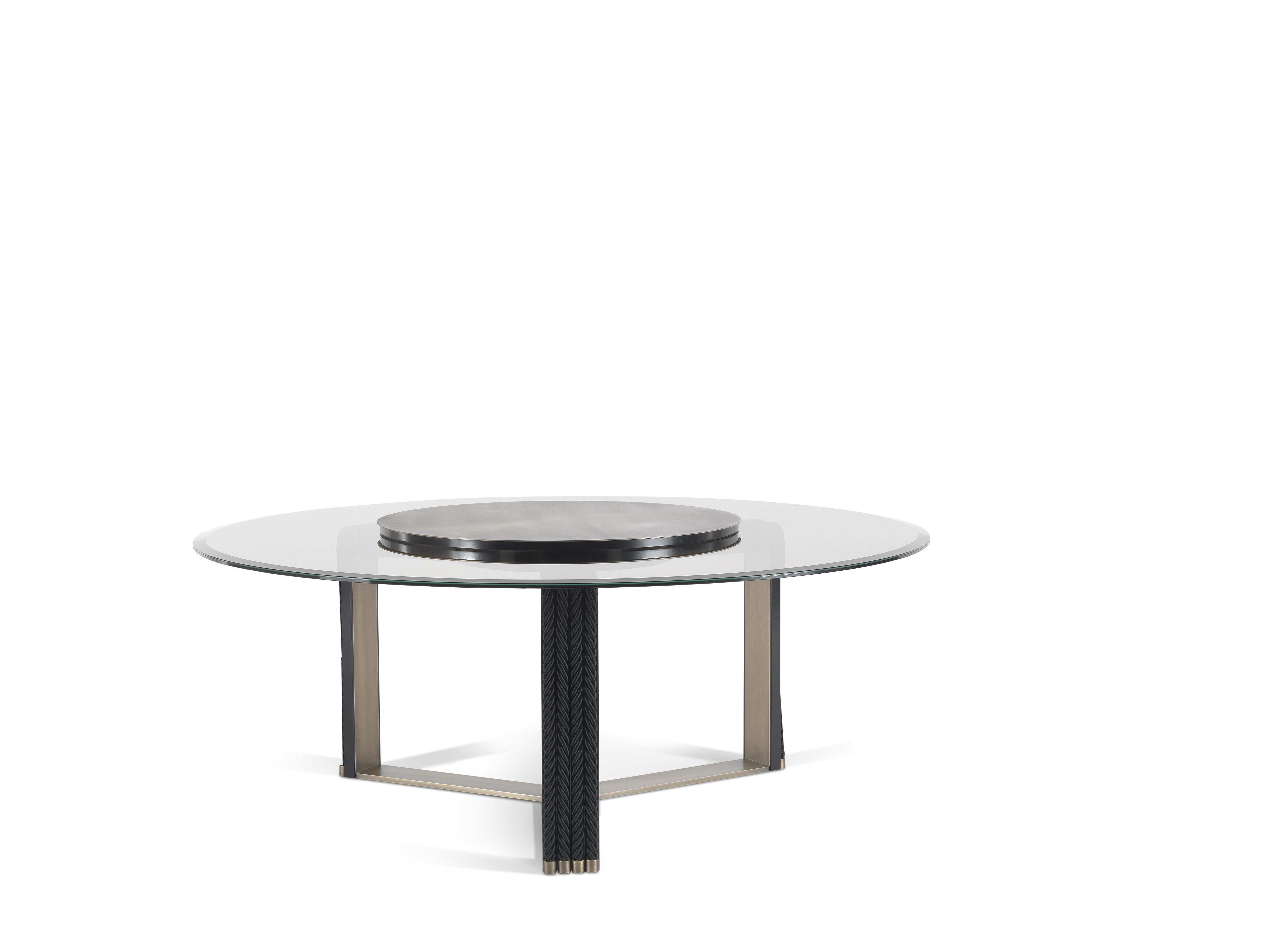 glasgow metal end table black