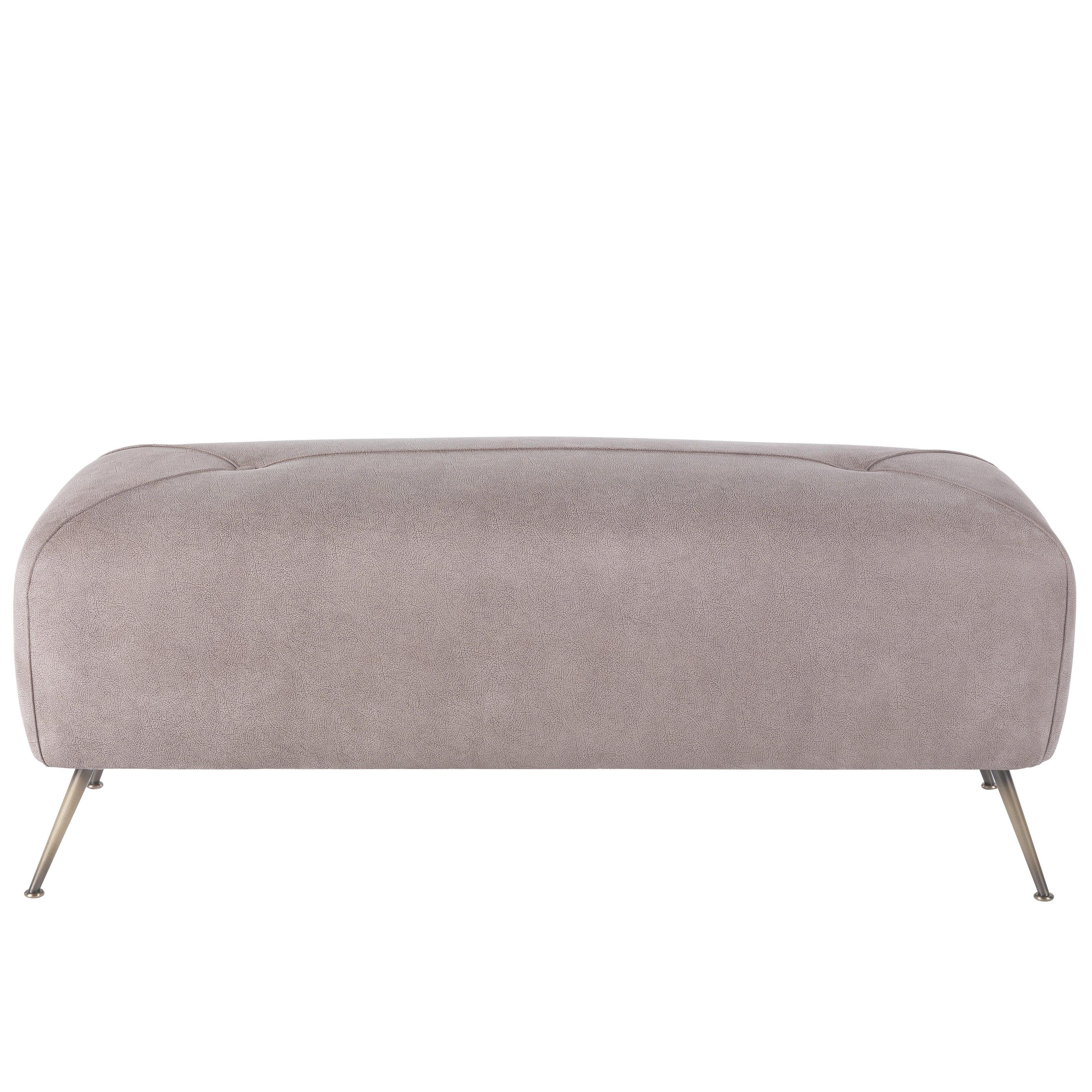 Gianfranco Ferre Rowe Pouf in Beige Fabric For Sale