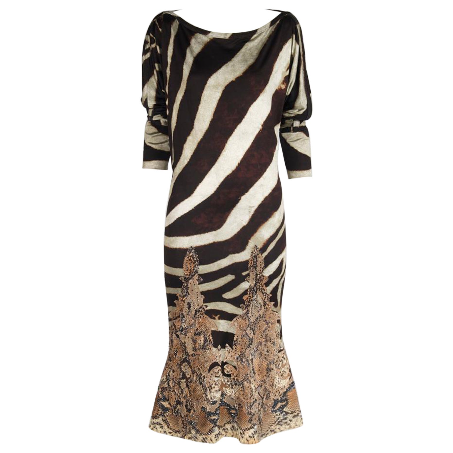 Gianfranco Ferre - Robe embellie de défilé, printemps-été 2005