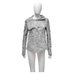Chaqueta Gianfranco Ferrè S/S 2004 Sun Pattern Plata