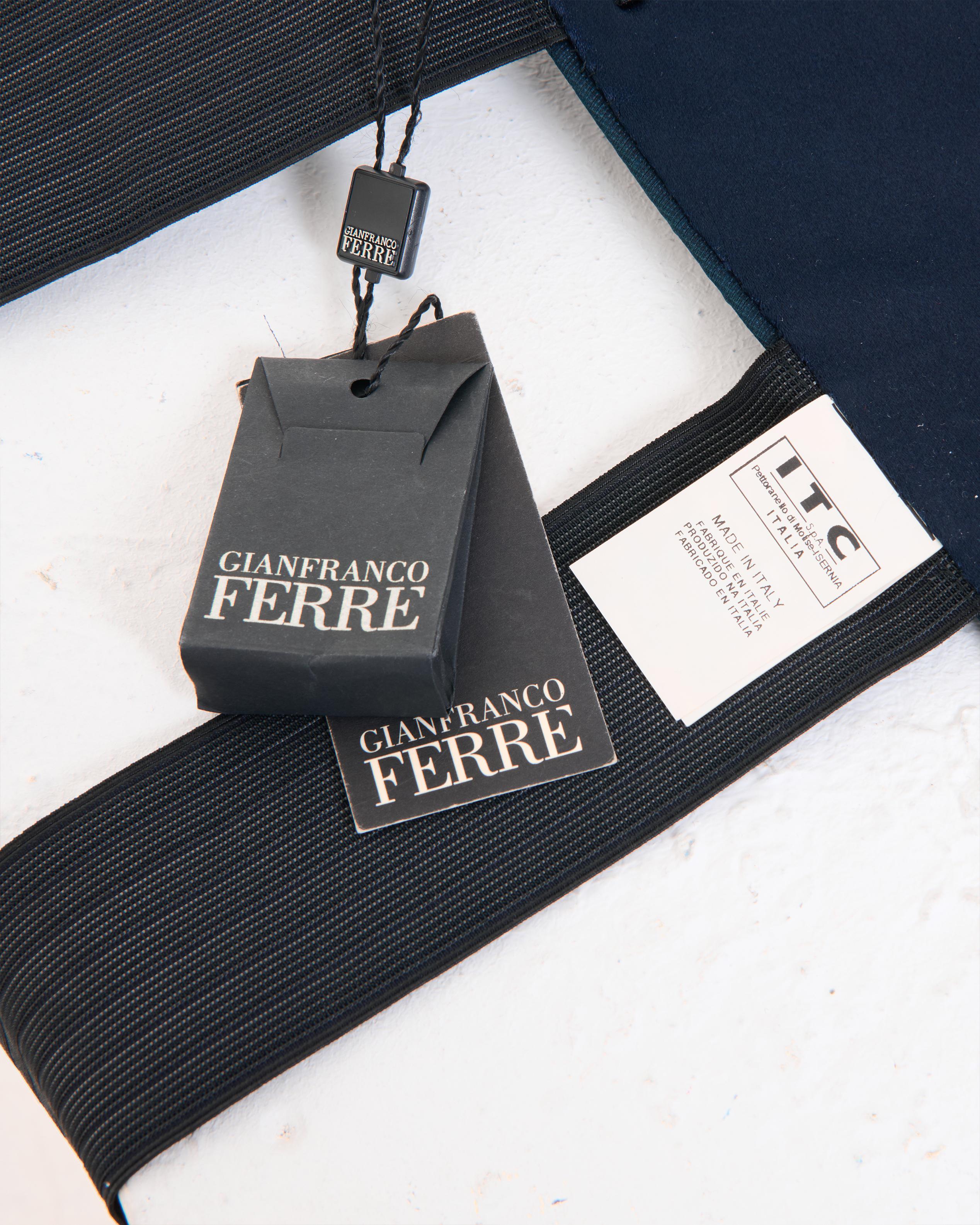 Gianfranco Ferrè S/S 2008 Embellished Black Top For Sale 5
