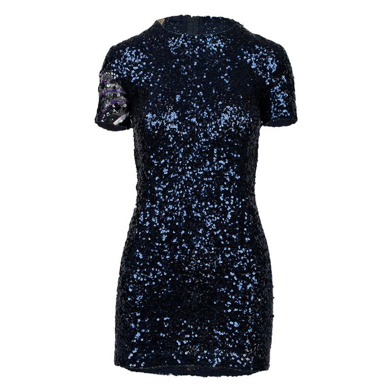 navy blue dress for baby girl Stylin 90s Sequin Pin Wheel Dress main image 0