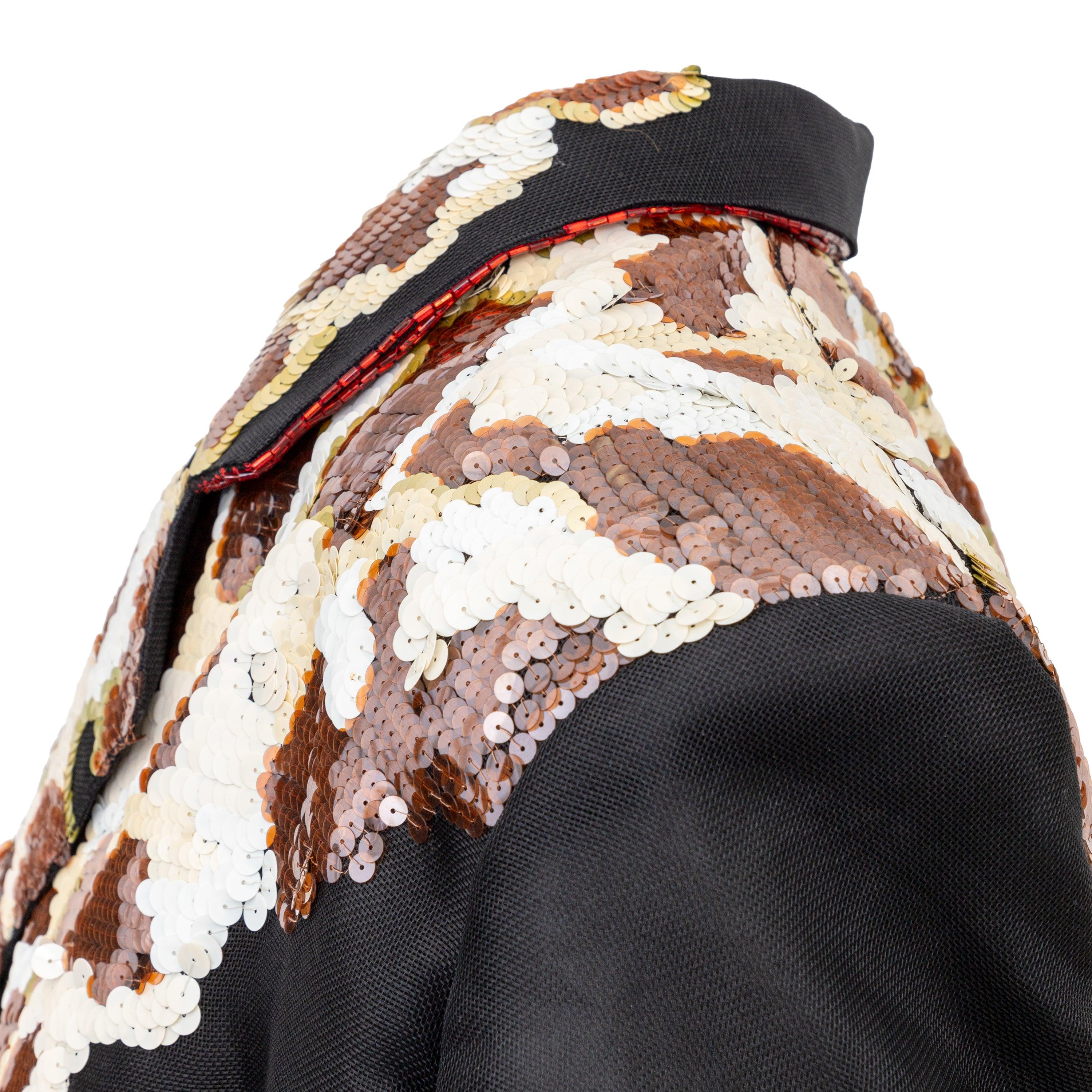 Gianfranco Ferrè - Veste à paillettes - années 90 en vente 1