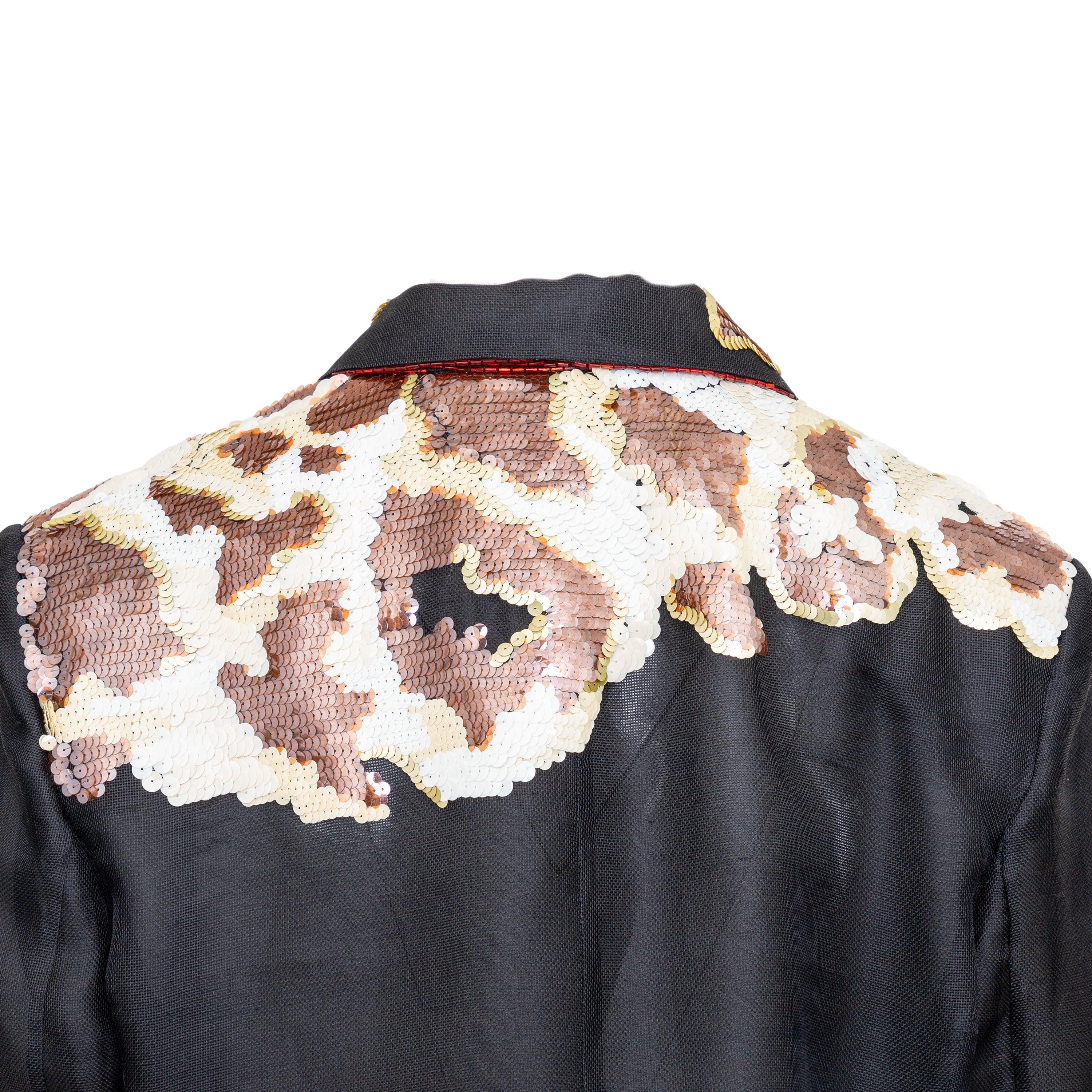 Gianfranco Ferrè - Veste à paillettes - années 90 en vente 2