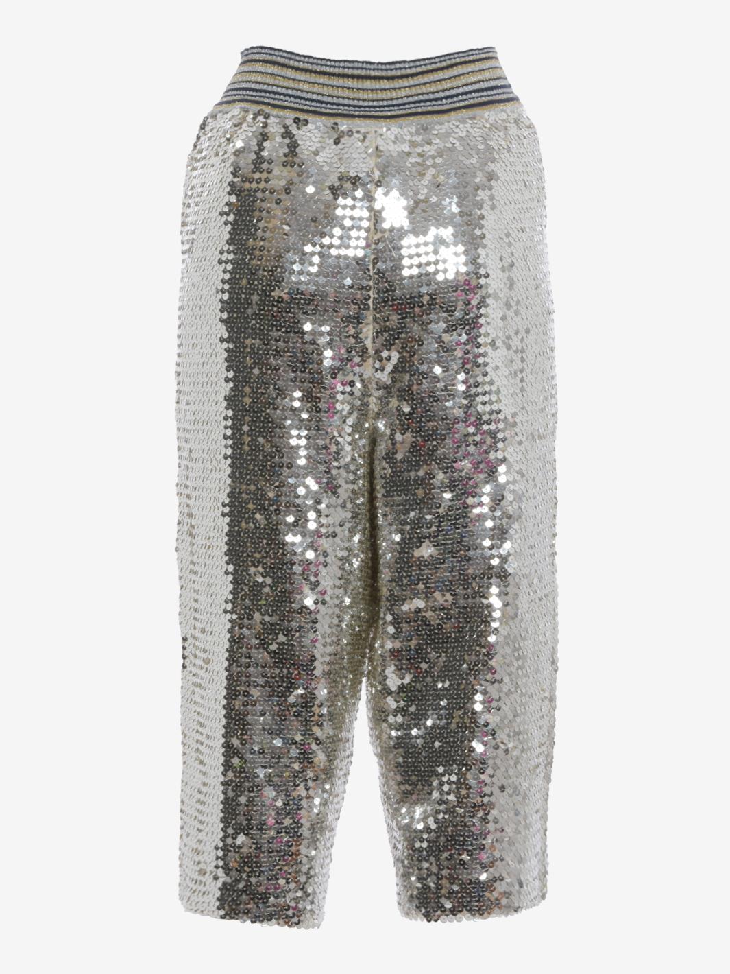 Gianfranco Ferré Sequined Capri Pants - 80s In Excellent Condition For Sale In Milano, IT