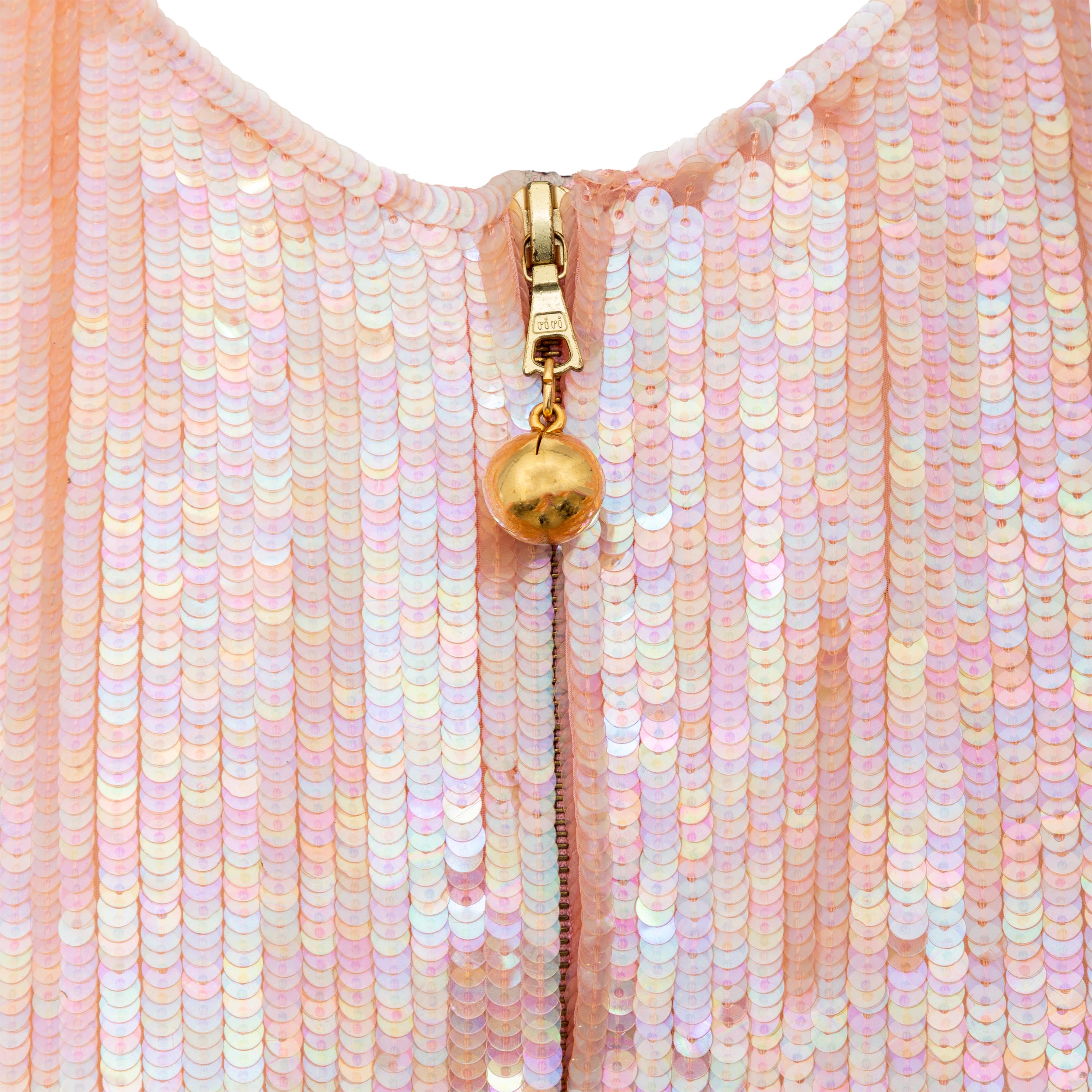 Beige Giacca con paillettes di Gianfranco Ferré - Anni '90 in vendita
