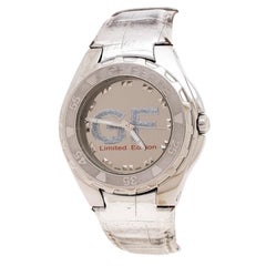 Montre-bracelet pour femme Gianfranco Ferre 9040J plaqué argent, édition limitée 44MM
