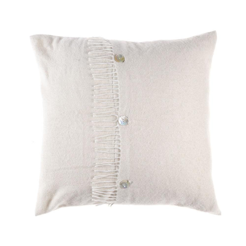 Gianfranco Ferré Sindia Pillow in Beige Cashmere For Sale