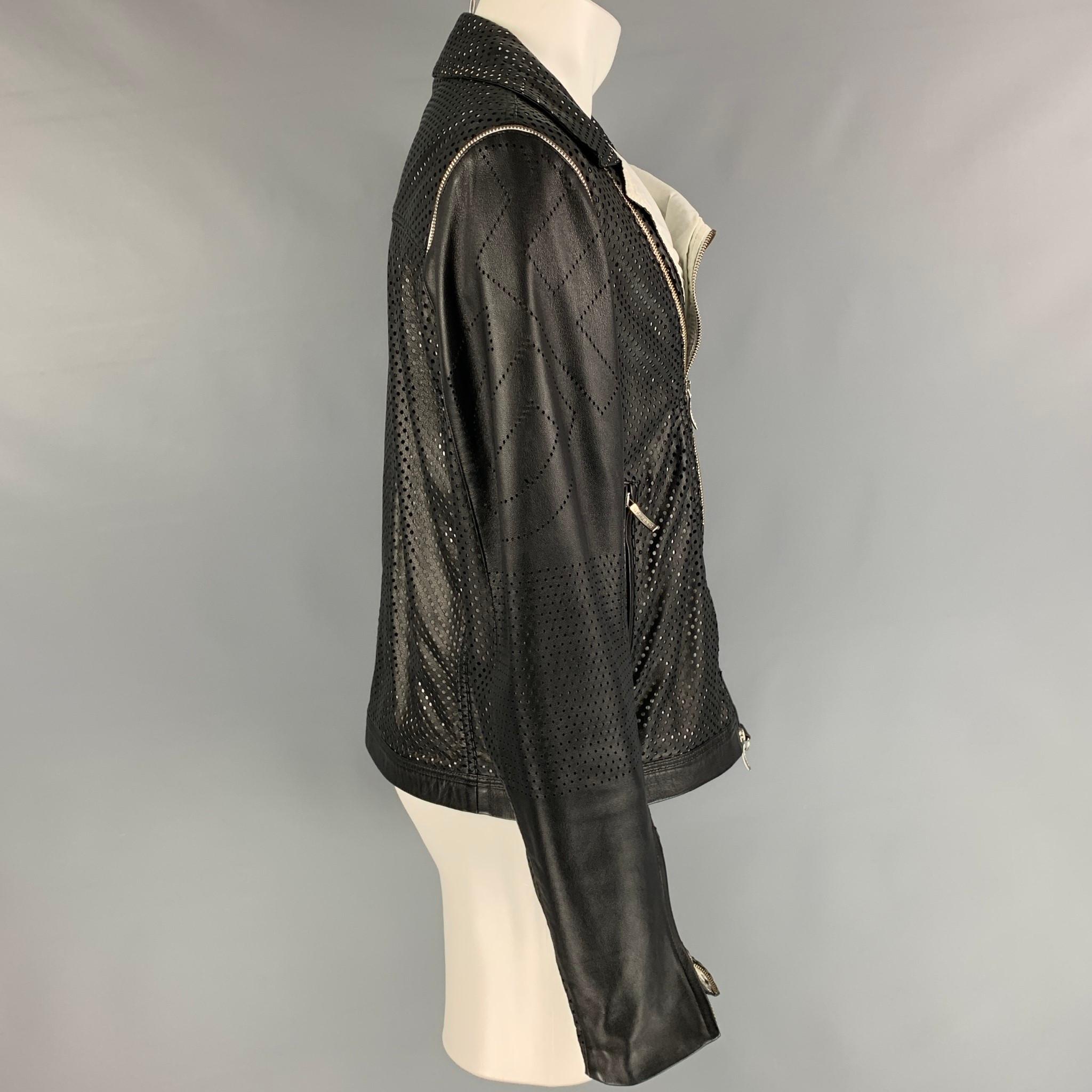 gianfranco ferre leather jacket
