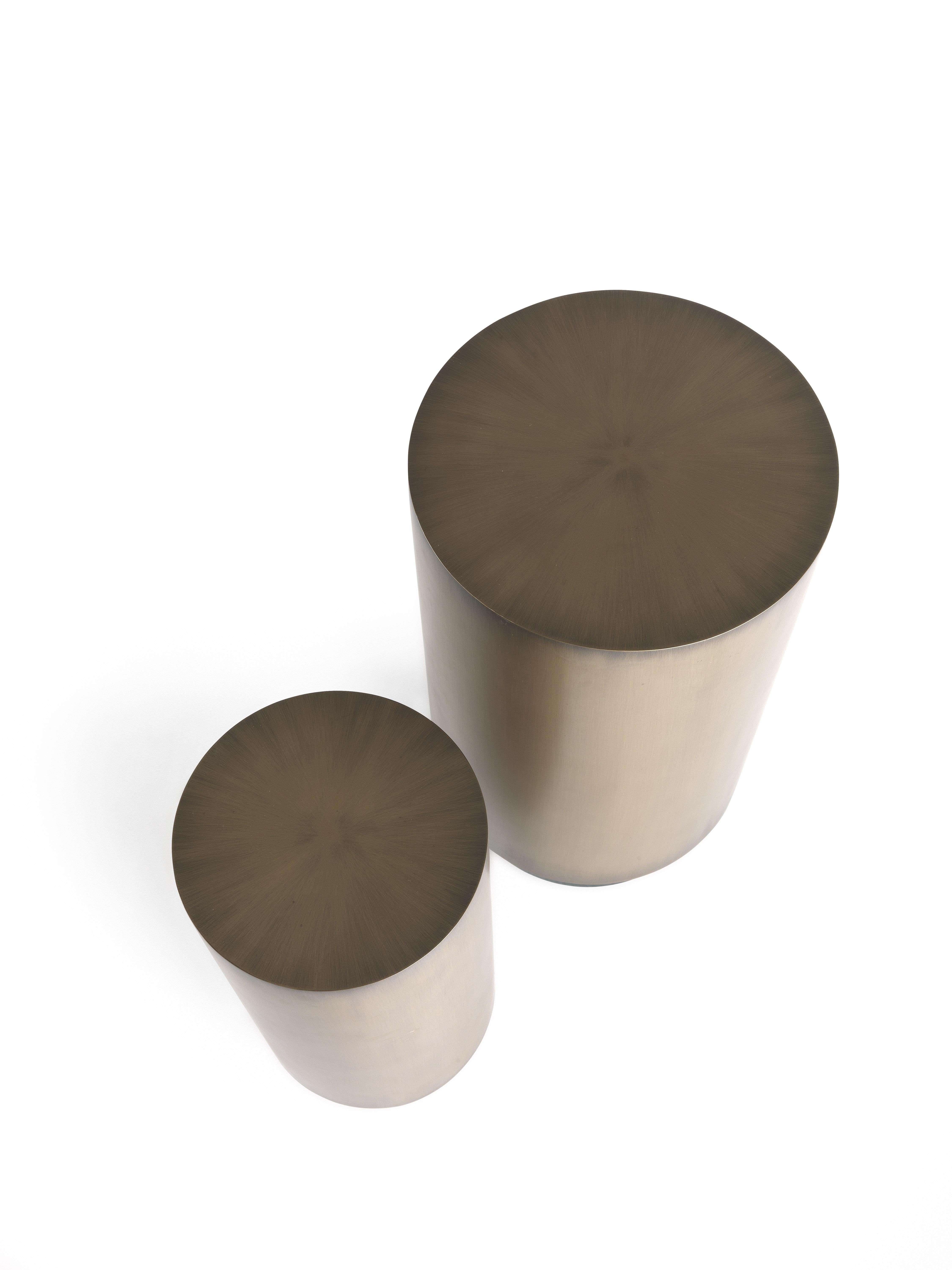 Modern 21st Century Gracia Small Side Table in Metal and Wood by Gianfranco Ferré Home For Sale