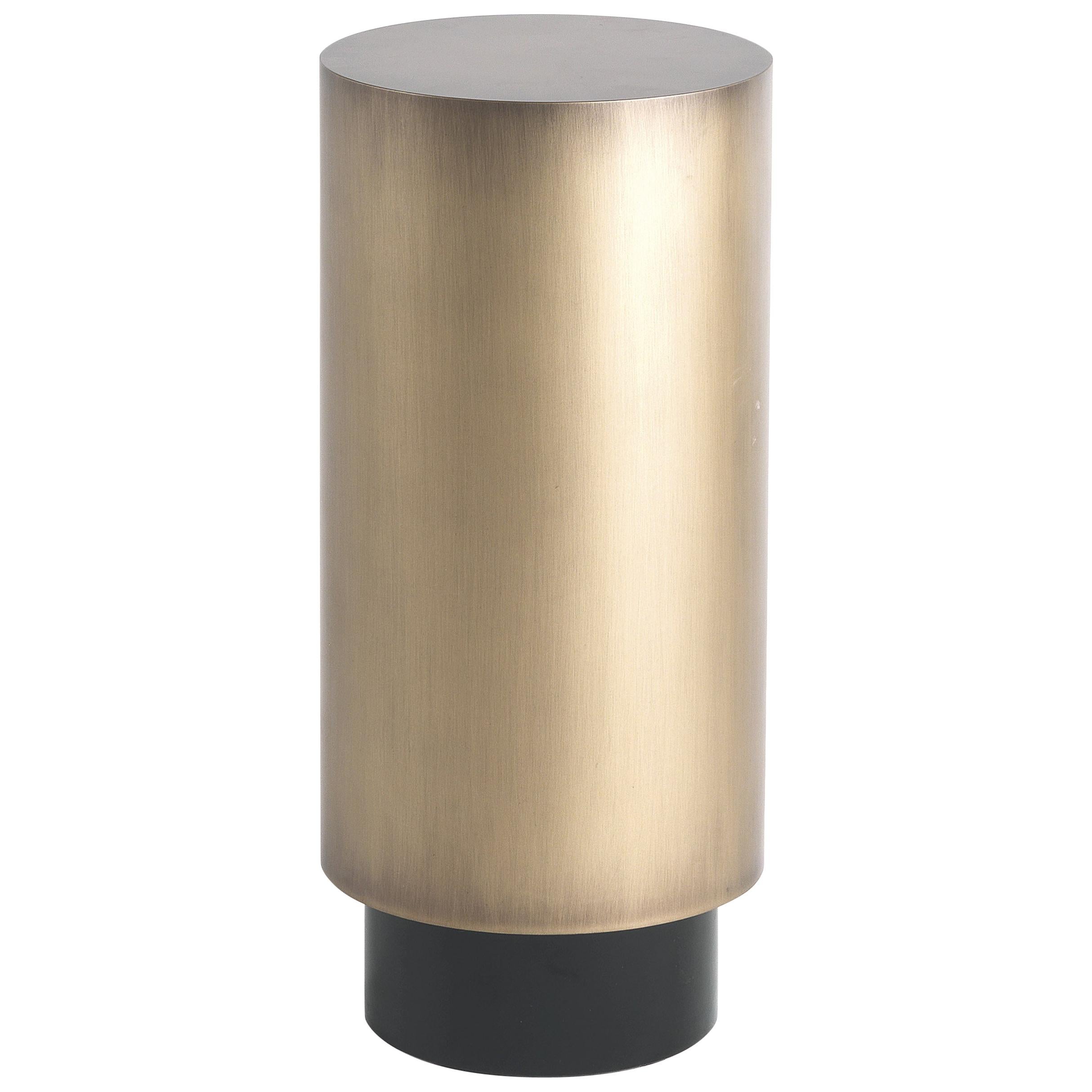 21st Century Gracia Small Side Table in Metal and Wood by Gianfranco Ferré Home
