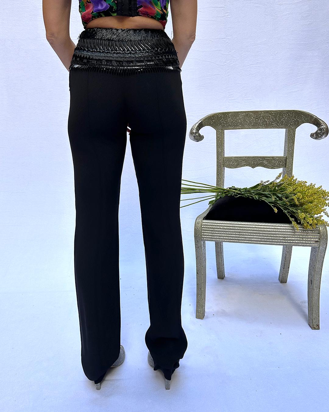 Pantalones Gianfranco Ferre con Adornos, Primavera 2002 en venta 1