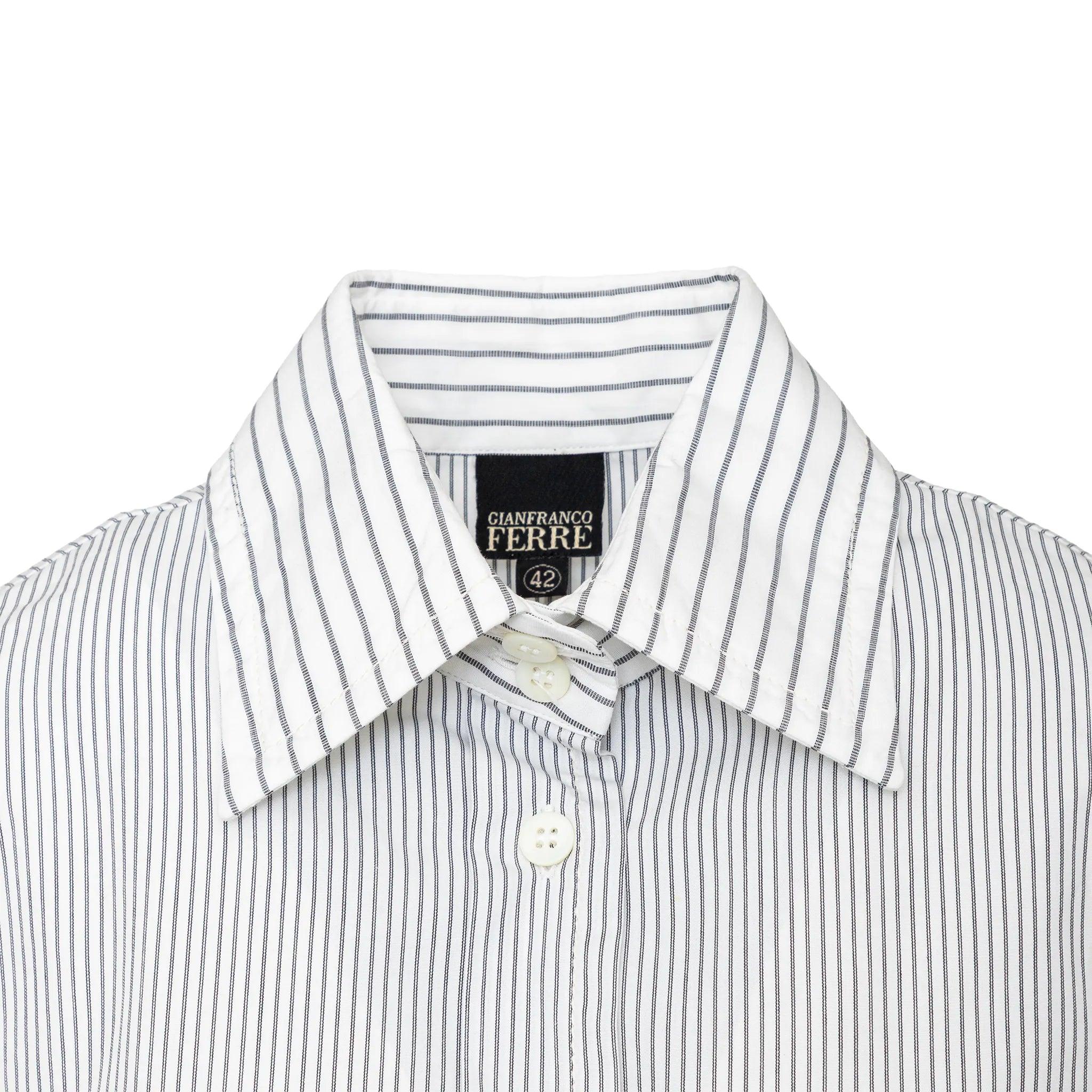 Camicia a righe Gianfranco Ferré - anni '00 In condizioni ottime in vendita a Milano, IT