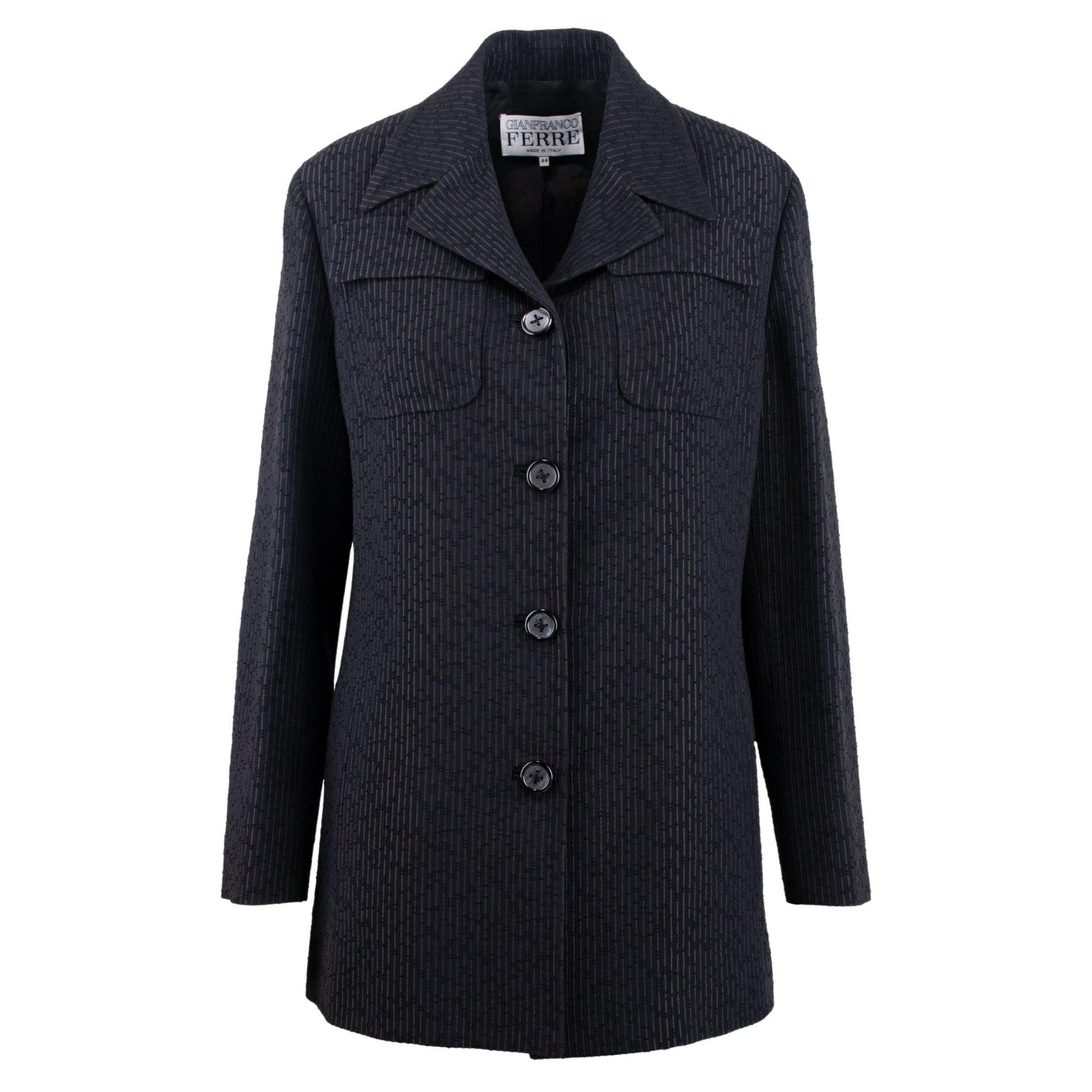 Blazer a rayas Gianfranco Ferré - Años 80
