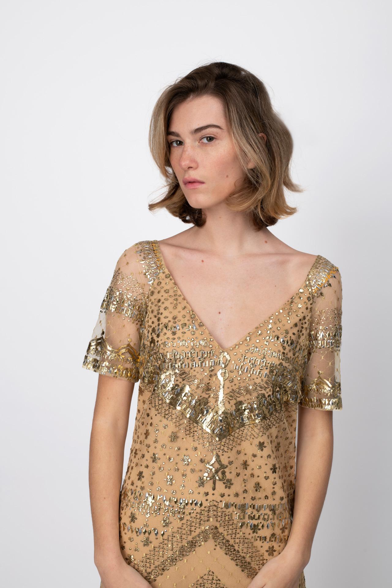 Gianfranco Ferré Studded Long Dress - '80s 1