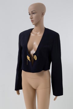 Gianfranco ferrè Studio 001 Cropped Jackets with jewel