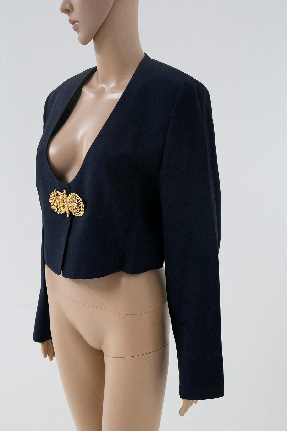 Gianfranco ferrè Studio 001 Cropped Jackets with jewel 3